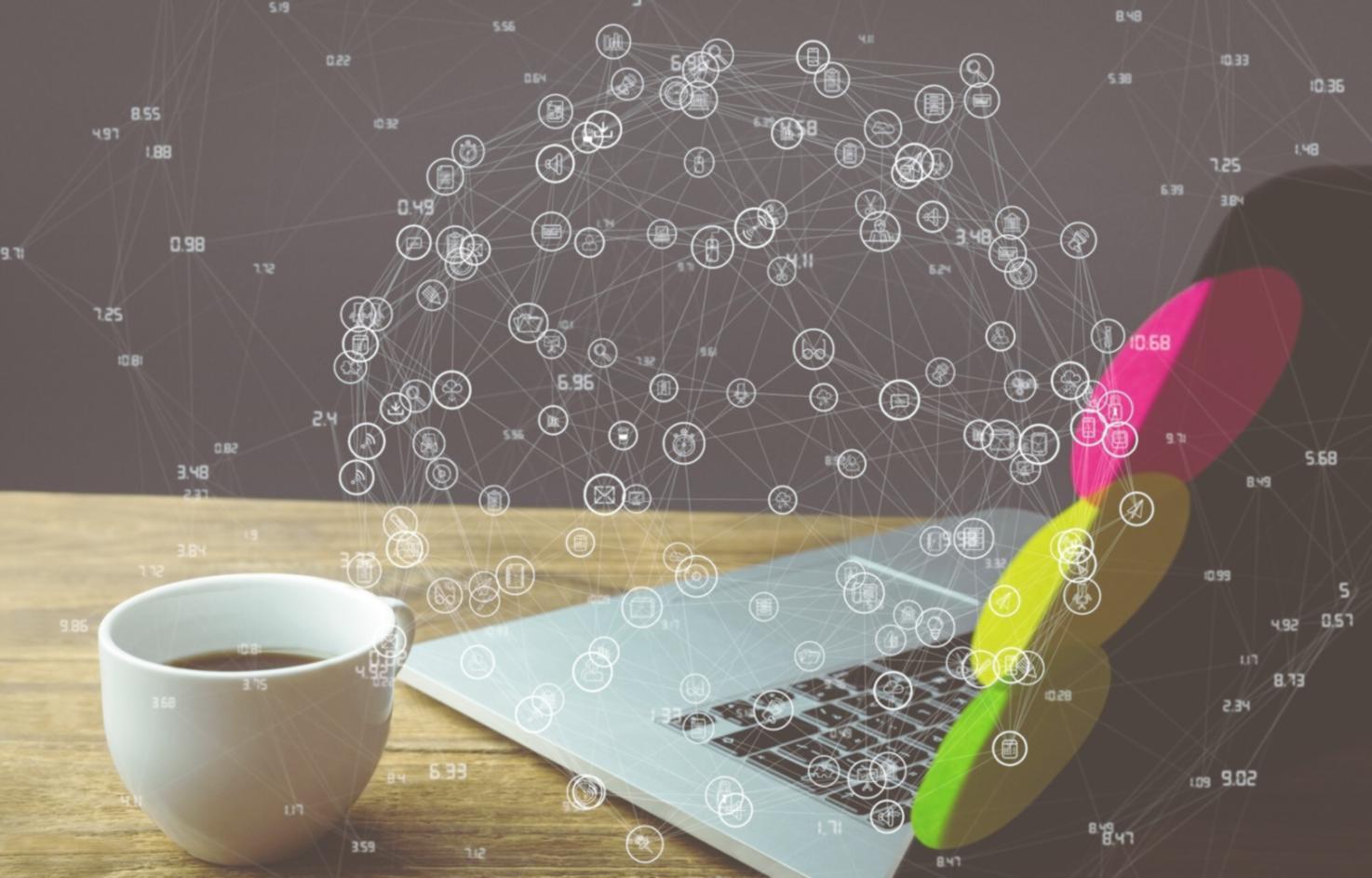 Students analyzing blockchain code and data structures