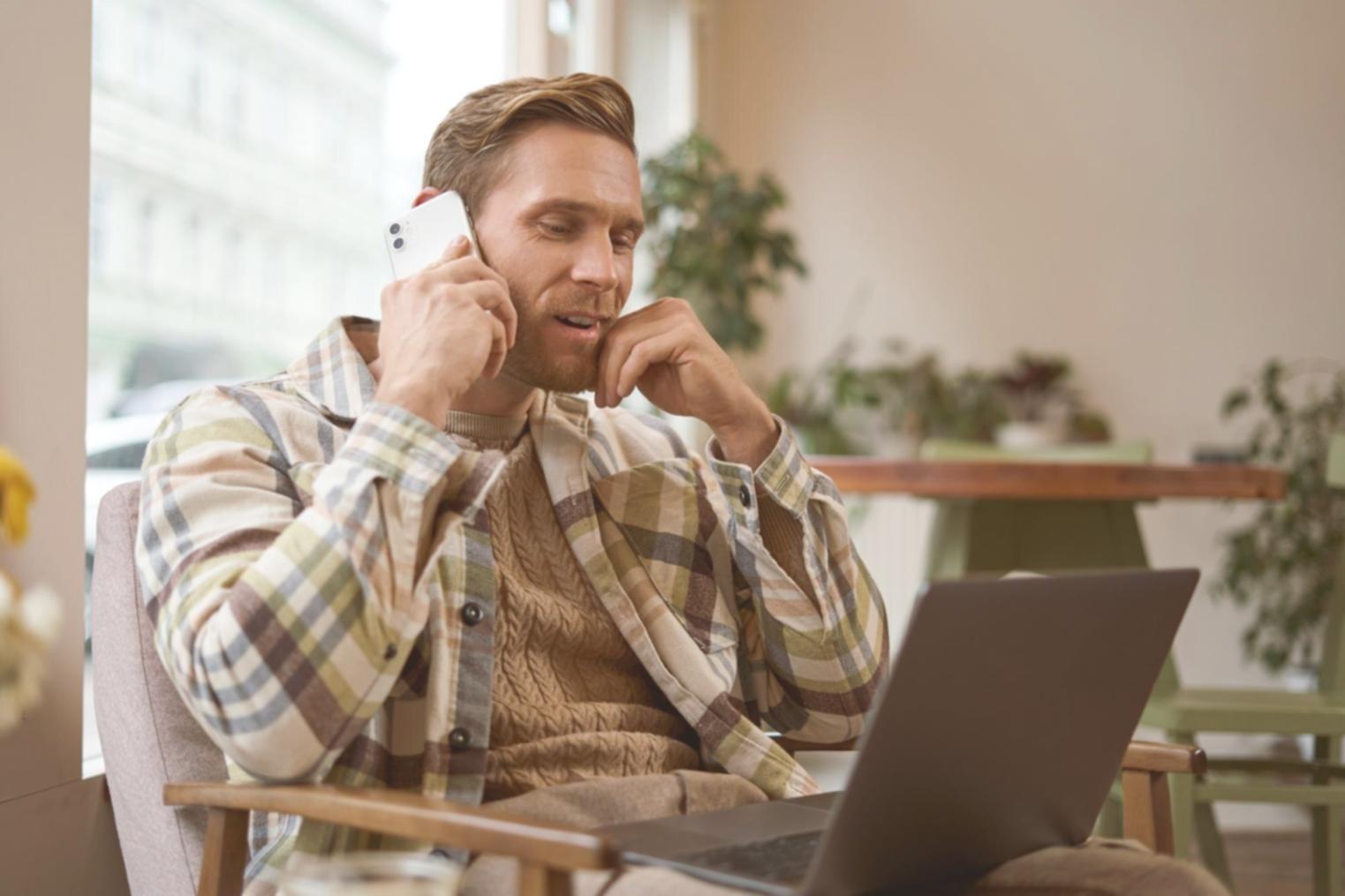 Blockchain technology visualization with network connections